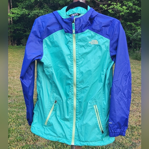 The North Face Girls Hooded Dryvent Rain Jacket XL 18 - Picture 2 of 7